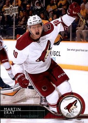 #260 Martin Erat - Arizona Coyotes - 2014-15 Upper Deck Hockey
