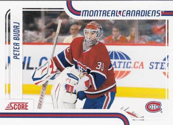 #260 Peter Budaj - Montreal Canadiens - 2011-12 Score Hockey
