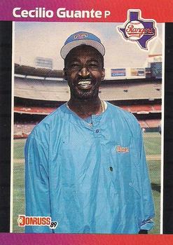 #260 Cecilio Guante - Texas Rangers - 1989 Donruss Baseball