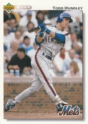 #260 Todd Hundley - New York Mets - 1992 Upper Deck Baseball