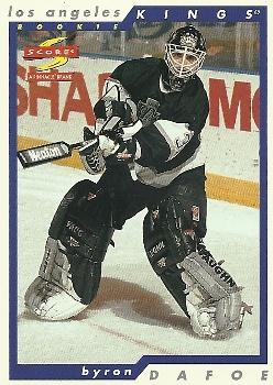 #260 Byron Dafoe - Los Angeles Kings - 1996-97 Score Hockey