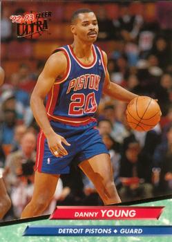 #260 Danny Young - Detroit Pistons - 1992-93 Ultra Basketball