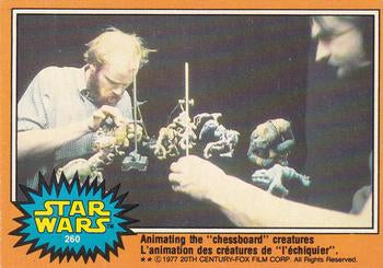 #260 Animating the "chessboard" creatures - 1977 O-Pee-Chee Star Wars