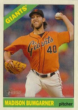 #260b Madison Bumgarner - San Francisco Giants - 2015 Topps Heritage Baseball