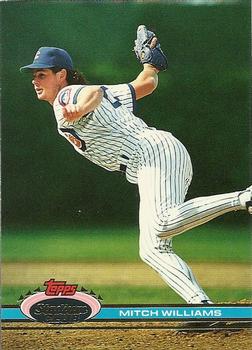 #261 Mitch Williams - Chicago Cubs - 1991 Stadium Club Baseball