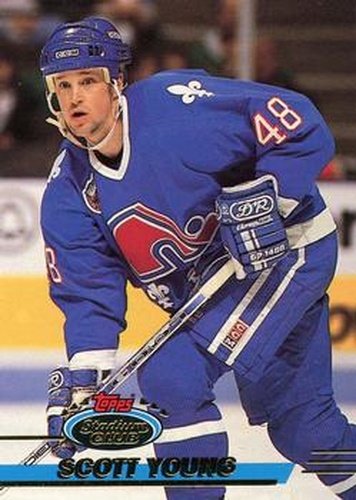 #261 Scott Young - Quebec Nordiques - 1993-94 Stadium Club Hockey