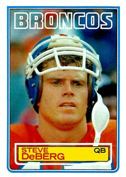 #261 Steve DeBerg - Denver Broncos - 1983 Topps Football