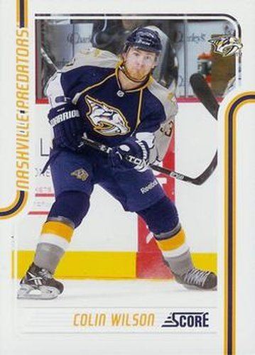 #261 Colin Wilson - Nashville Predators - 2011-12 Score Hockey