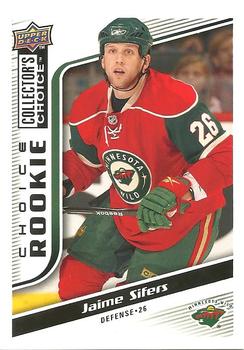 #261 Jaime Sifers - Minnesota Wild - 2009-10 Collector's Choice Hockey