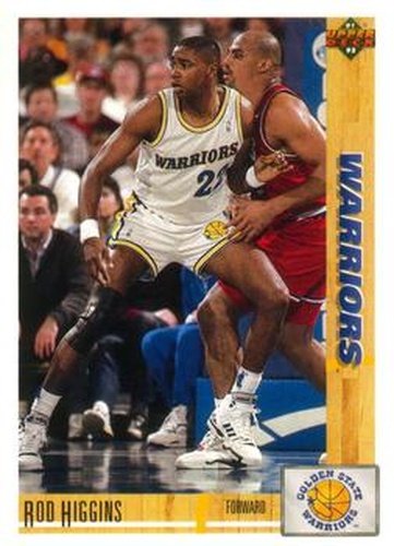 #261 Rod Higgins - Golden State Warriors - 1991-92 Upper Deck Basketball