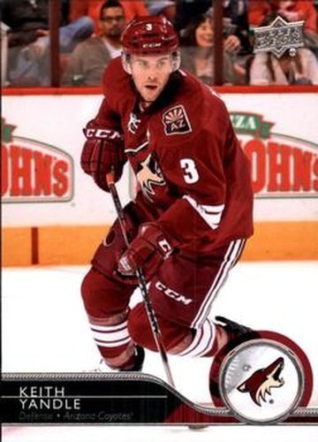 #261 Keith Yandle - Arizona Coyotes - 2014-15 Upper Deck Hockey