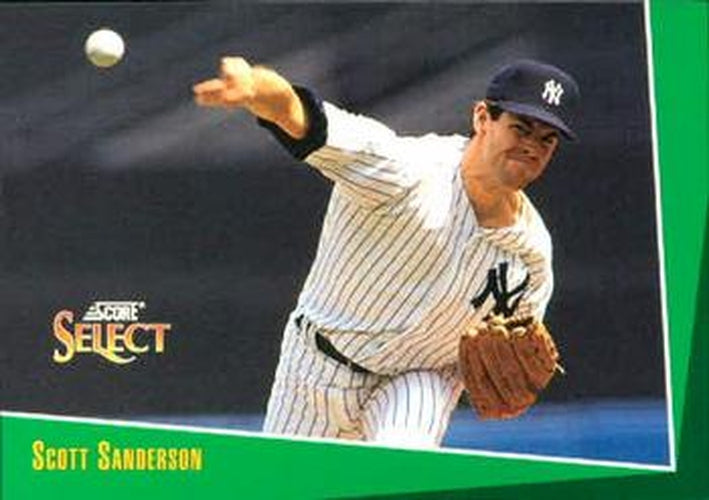 #261 Scott Sanderson - New York Yankees - 1993 Select Baseball