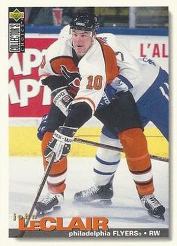 #261 John LeClair - Philadelphia Flyers - 1995-96 Collector's Choice Hockey