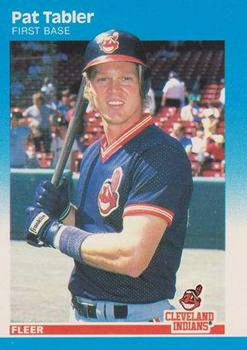 #261 Pat Tabler - Cleveland Indians - 1987 Fleer Baseball