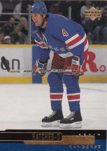 #261 Kevin Hatcher - New York Rangers - 1999-00 Upper Deck Hockey