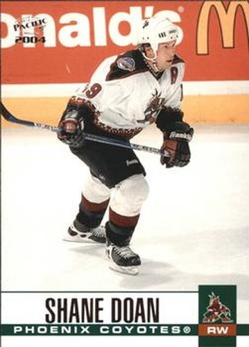 #261 Shane Doan - Phoenix Coyotes - 2003-04 Pacific Hockey