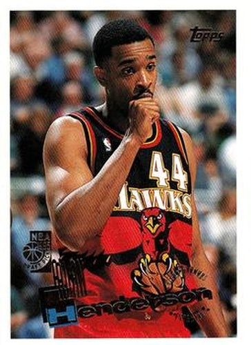 #261 Alan Henderson - Atlanta Hawks - 1995-96 Topps Basketball