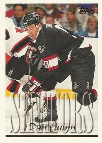 #261 Dan Quinn - Ottawa Senators - 1995-96 Topps Hockey