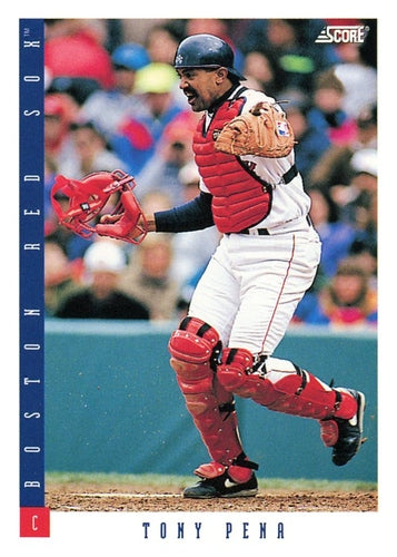 #261 Tony Pena - Boston Red Sox - 1993 Score Baseball