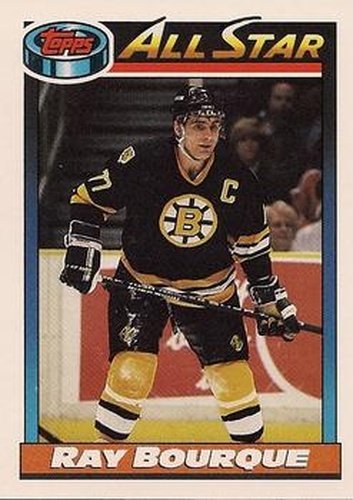 #261 Ray Bourque - Boston Bruins - 1991-92 Topps Hockey