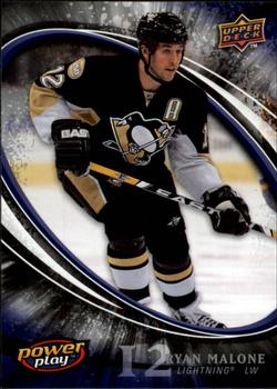 #261 Ryan Malone - Tampa Bay Lightning - 2008-09 Upper Deck Power Play Box Set Hockey