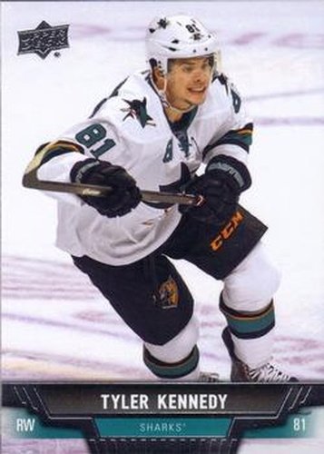#261 Tyler Kennedy - San Jose Sharks - 2013-14 Upper Deck Hockey
