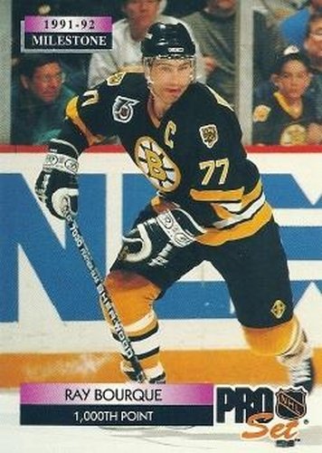 #261 Ray Bourque - Boston Bruins - 1992-93 Pro Set Hockey