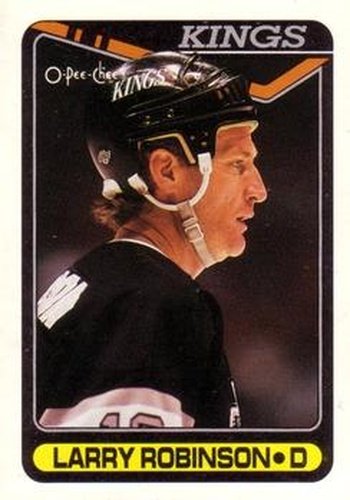#261 Larry Robinson - Los Angeles Kings - 1990-91 O-Pee-Chee Hockey
