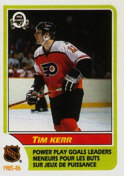 #261 Tim Kerr - Philadelphia Flyers - 1986-87 O-Pee-Chee Hockey