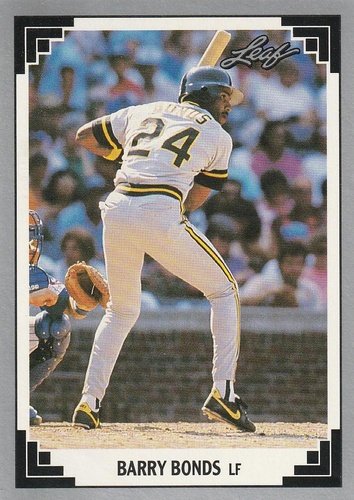 #261 Barry Bonds - Pittsburgh Pirates - 1991 Leaf Baseball