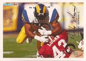 #261 Anthony Newman - Los Angeles Rams - 1994 Fleer Football