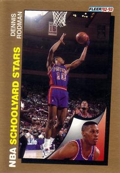 #261 Dennis Rodman - Detroit Pistons - 1992-93 Fleer Basketball