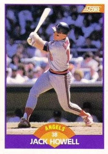 #261 Jack Howell - California Angels - 1989 Score Baseball