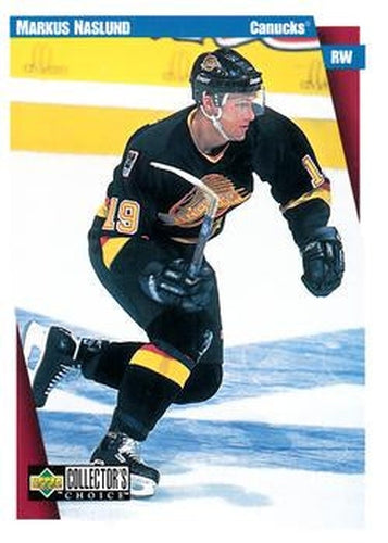 #261 Markus Naslund - Vancouver Canucks - 1997-98 Collector's Choice Hockey