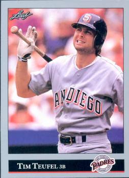 #261 Tim Teufel - San Diego Padres - 1992 Leaf Baseball