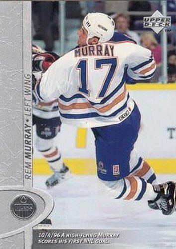 #261 Rem Murray - Edmonton Oilers - 1996-97 Upper Deck Hockey