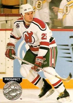 #261 Valeri Zelepukin - New Jersey Devils - 1991-92 Pro Set Platinum Hockey