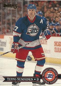 #261 Teppo Numminen - Winnipeg Jets - 1995-96 Donruss Hockey