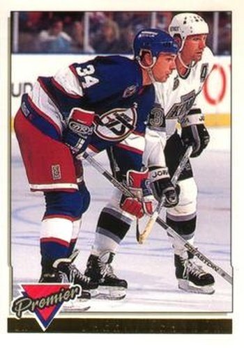 #261 Darrin Shannon - Winnipeg Jets - 1993-94 O-Pee-Chee Premier Hockey - Gold