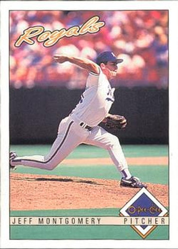 #261 Jeff Montgomery - Kansas City Royals - 1993 O-Pee-Chee Baseball