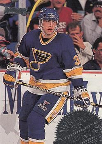 #261 Philippe Bozon - St. Louis Blues - 1994-95 Donruss Hockey