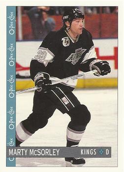 #261 Marty McSorley - Los Angeles Kings - 1992-93 O-Pee-Chee Hockey