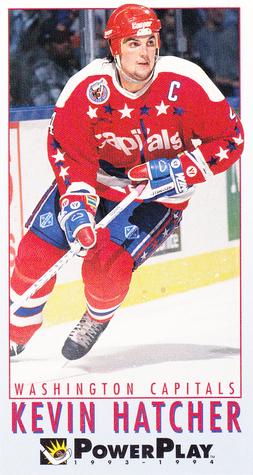 #261 Kevin Hatcher - Washington Capitals - 1993-94 Fleer PowerPlay Hockey