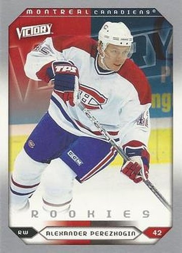 #261 Alexander Perezhogin - Montreal Canadiens - 2005-06 Upper Deck Victory Hockey