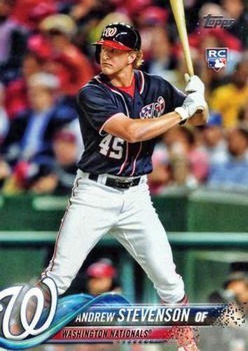 #261 Andrew Stevenson - Washington Nationals - 2018 Topps Baseball
