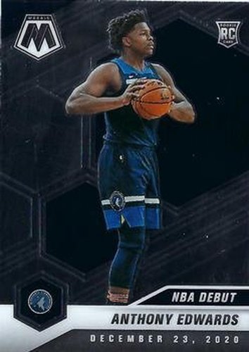 #261 Anthony Edwards - Minnesota Timberwolves - 2020-21 Panini Mosaic Basketball