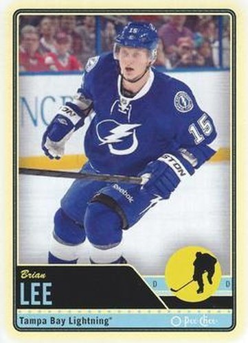 #261 Brian Lee - Tampa Bay Lightning - 2012-13 O-Pee-Chee Hockey