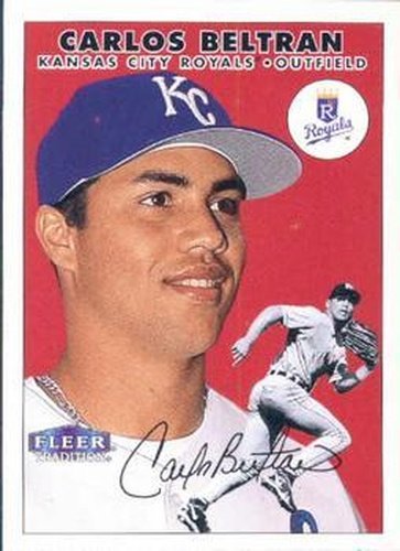 #261 Carlos Beltran - Kansas City Royals - 2000 Fleer Tradition Baseball