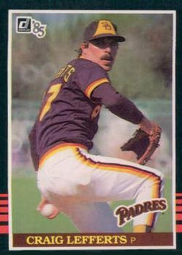 #261 Craig Lefferts - San Diego Padres - 1985 Donruss Baseball