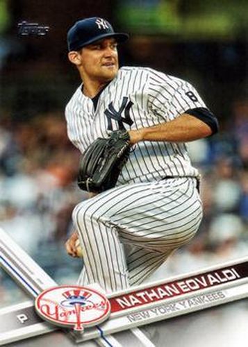 #261 Nathan Eovaldi - New York Yankees - 2017 Topps Baseball